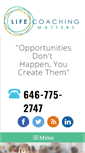 Mobile Screenshot of lifecoachingmatters.com